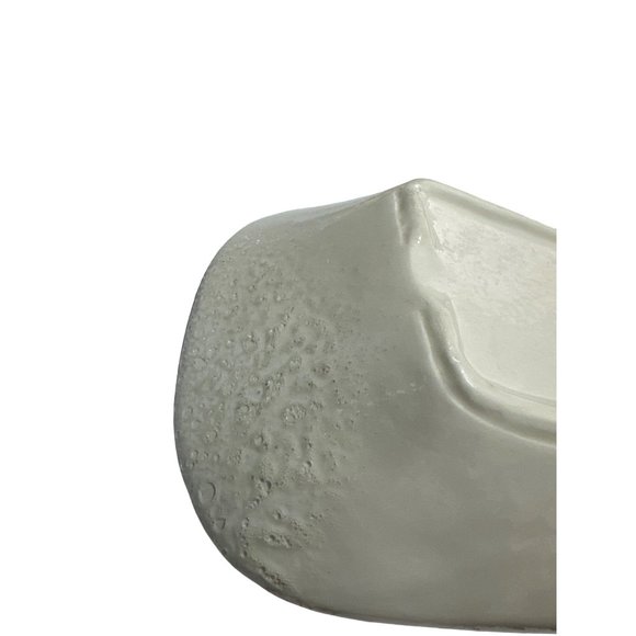 VIntage 1962 Los Angeles Potteries Brown and Cream French Bread Server Basket - Picture 8 of 9